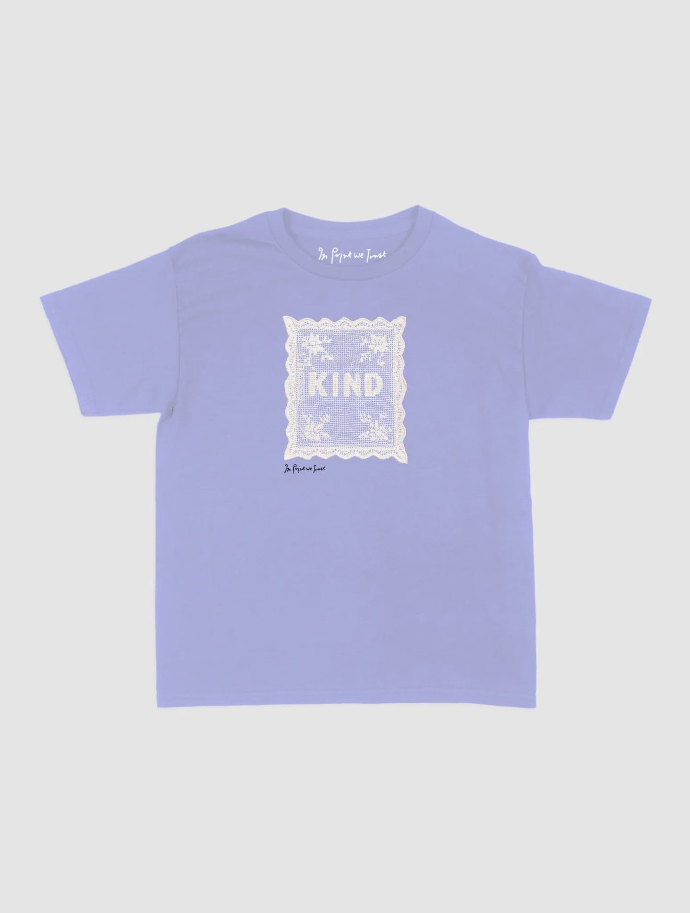kind crochet baby tee - In Print We Trust