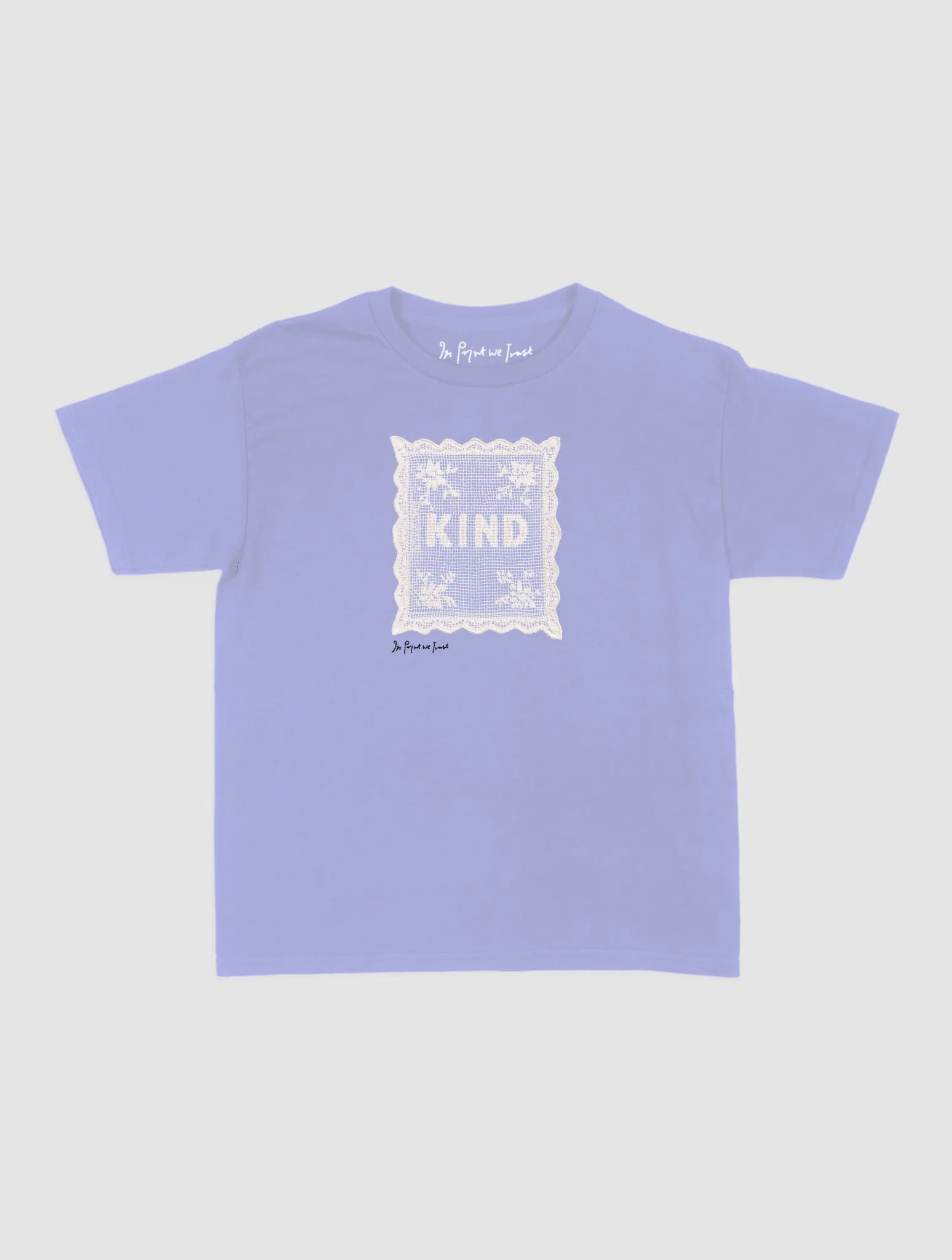 kind crochet baby tee - In Print We Trust