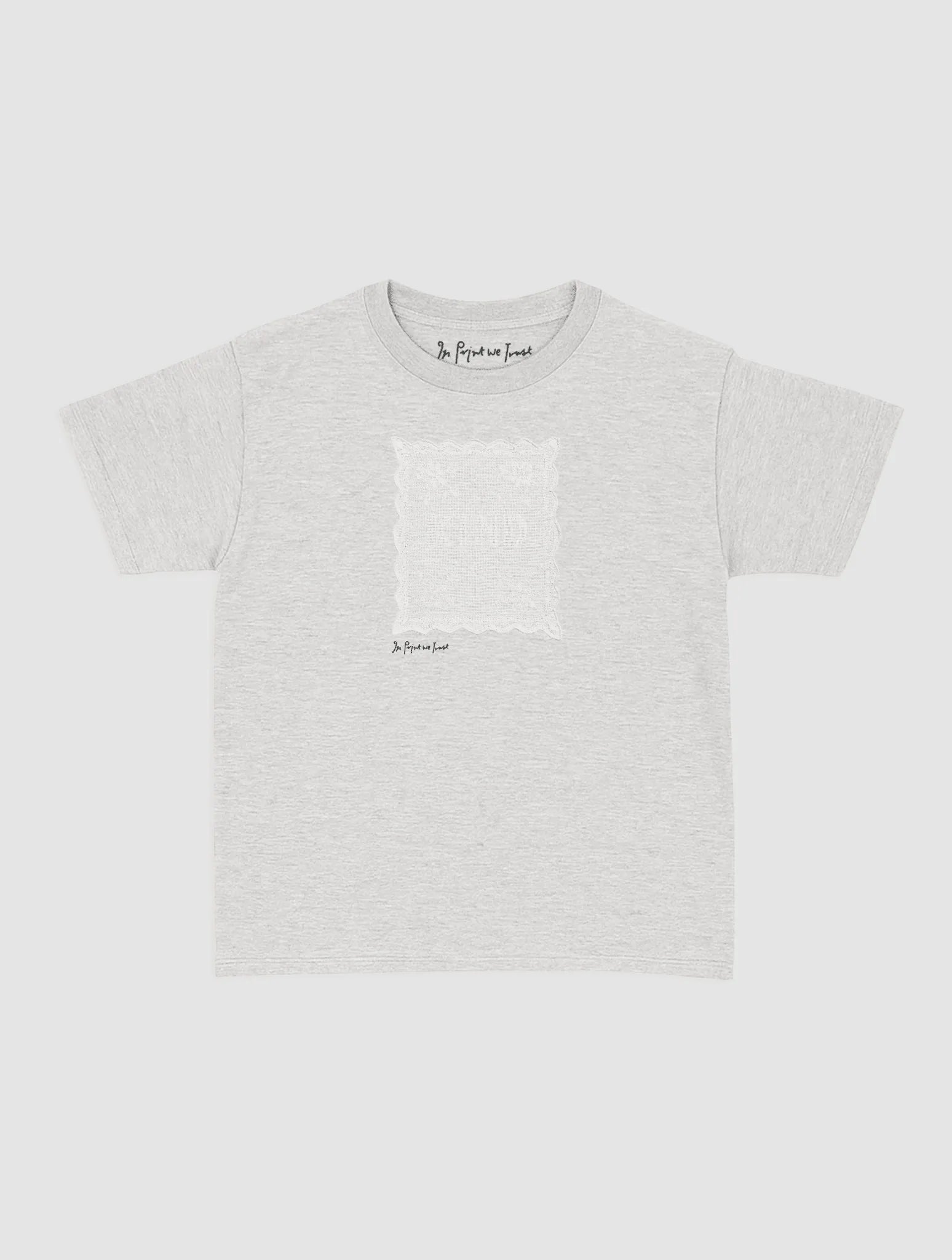 kind crochet baby tee - In Print We Trust