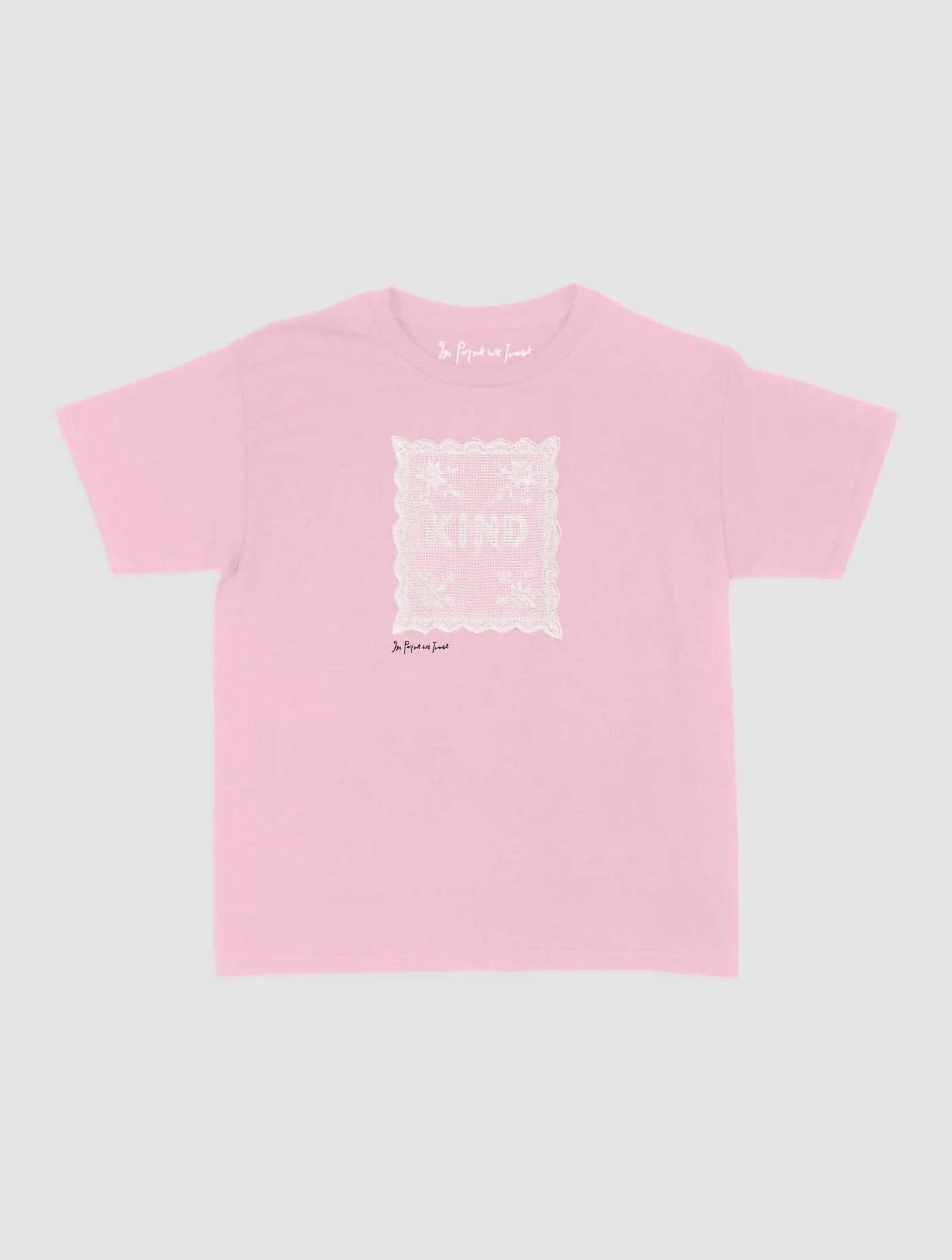 kind crochet baby tee - In Print We Trust
