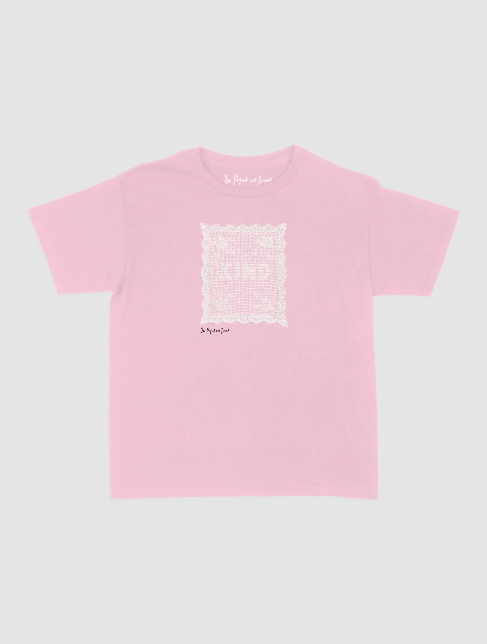 kind crochet baby tee - In Print We Trust