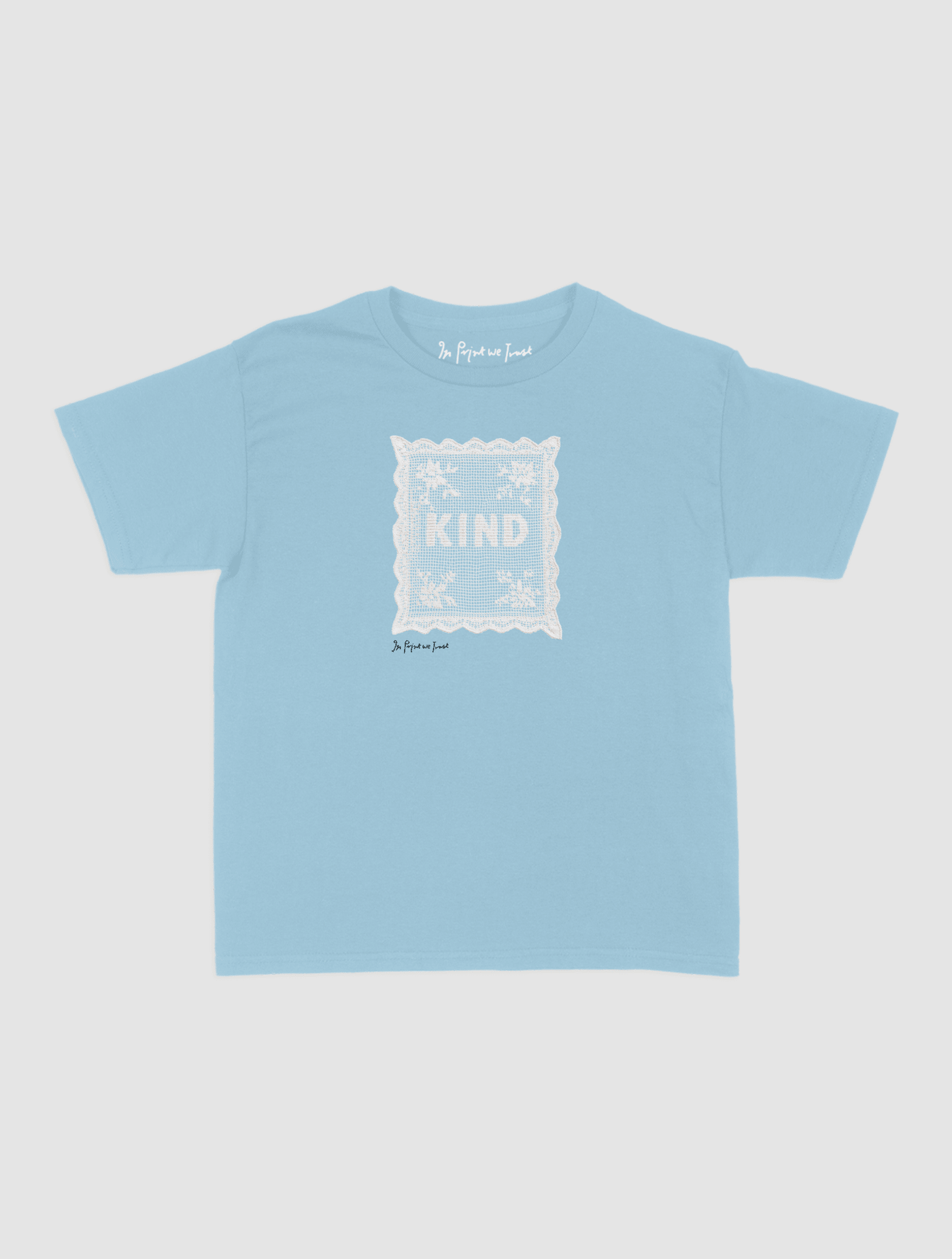 kind crochet baby tee - In Print We Trust