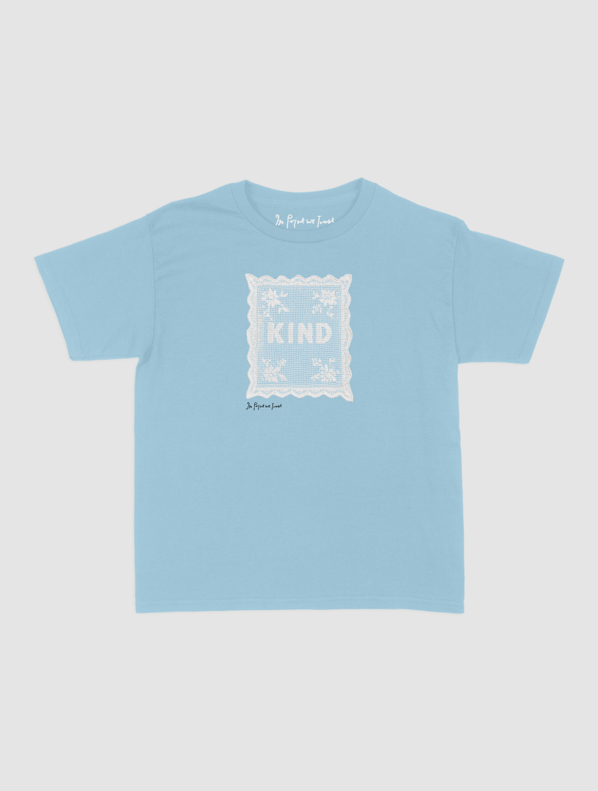 kind crochet baby tee - In Print We Trust