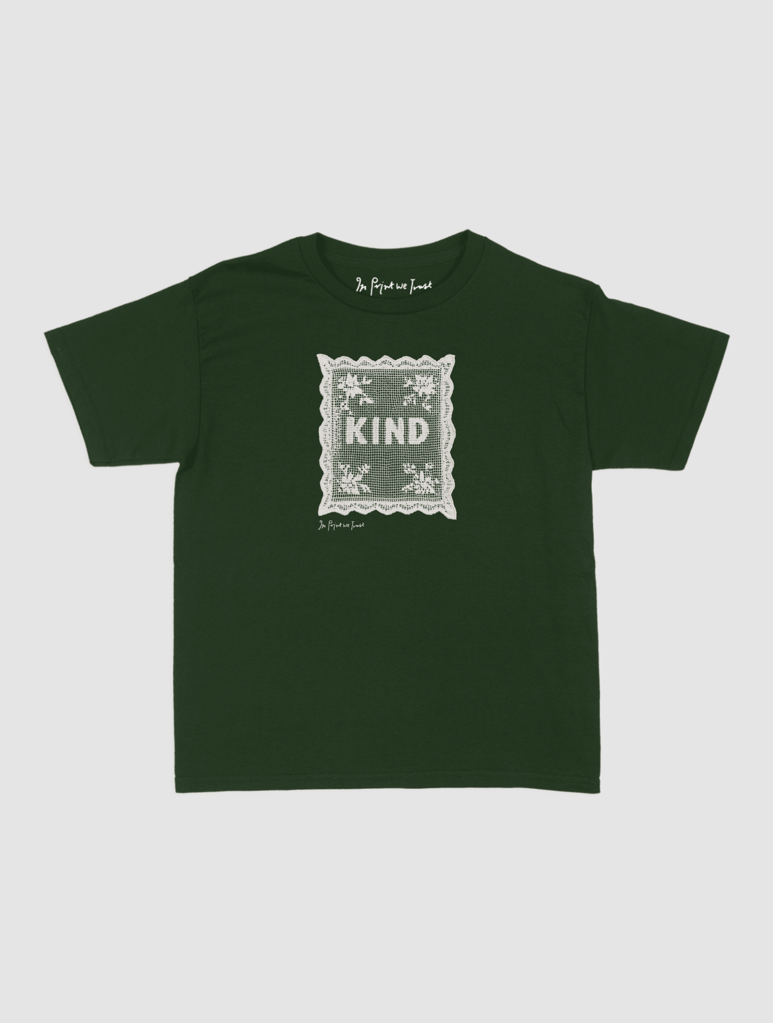 kind crochet baby tee - In Print We Trust