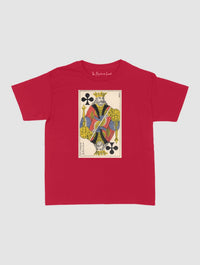 king of clubs baby tee - In Print We Trust