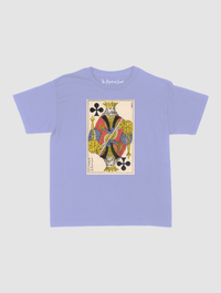 king of clubs baby tee - In Print We Trust