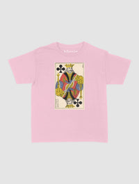 king of clubs baby tee - In Print We Trust