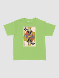 king of clubs baby tee - In Print We Trust