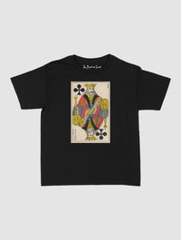 king of clubs baby tee - In Print We Trust