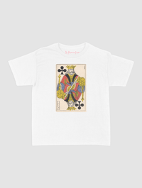 king of clubs baby tee - In Print We Trust