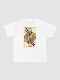 king of clubs baby tee - In Print We Trust