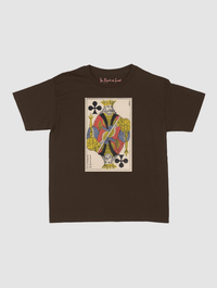 king of clubs baby tee - In Print We Trust