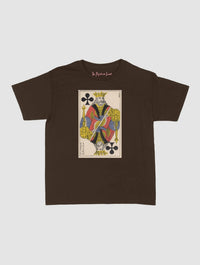 king of clubs baby tee - In Print We Trust