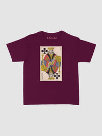 king of clubs baby tee - In Print We Trust