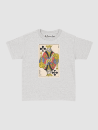 king of clubs baby tee - In Print We Trust