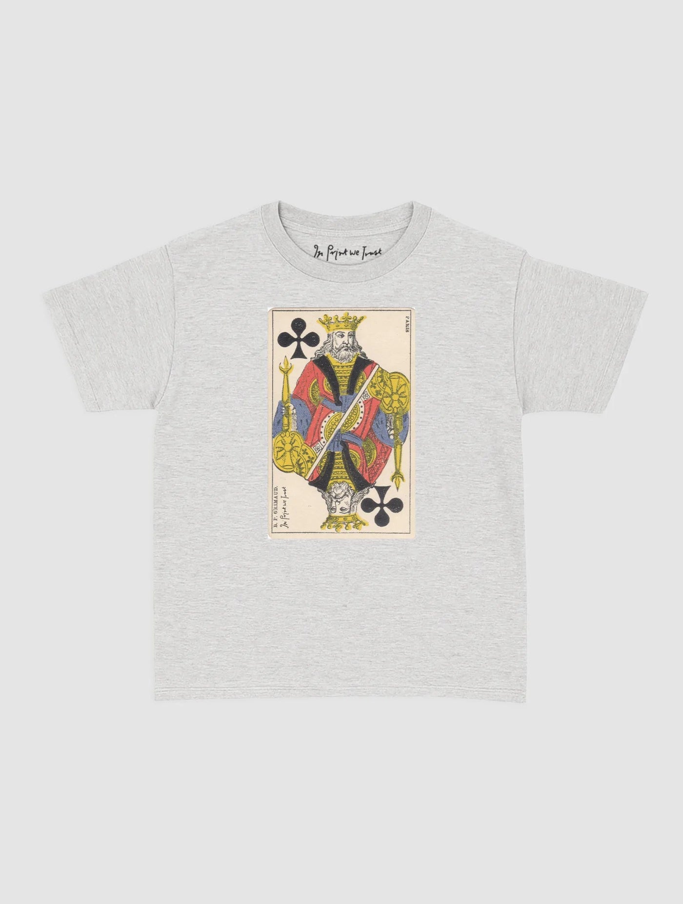 king of clubs baby tee - In Print We Trust