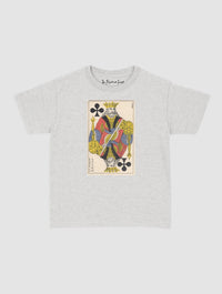 king of clubs baby tee - In Print We Trust