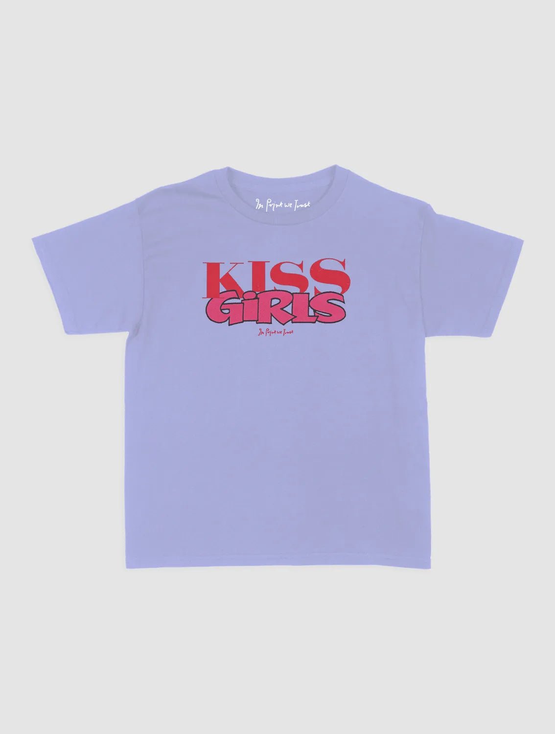 kiss girls baby tee - In Print We Trust