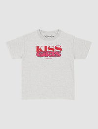 kiss girls baby tee - In Print We Trust