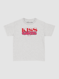 kiss girls baby tee - In Print We Trust