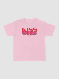 kiss girls baby tee - In Print We Trust