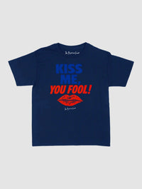 kiss me you fool baby tee - In Print We Trust