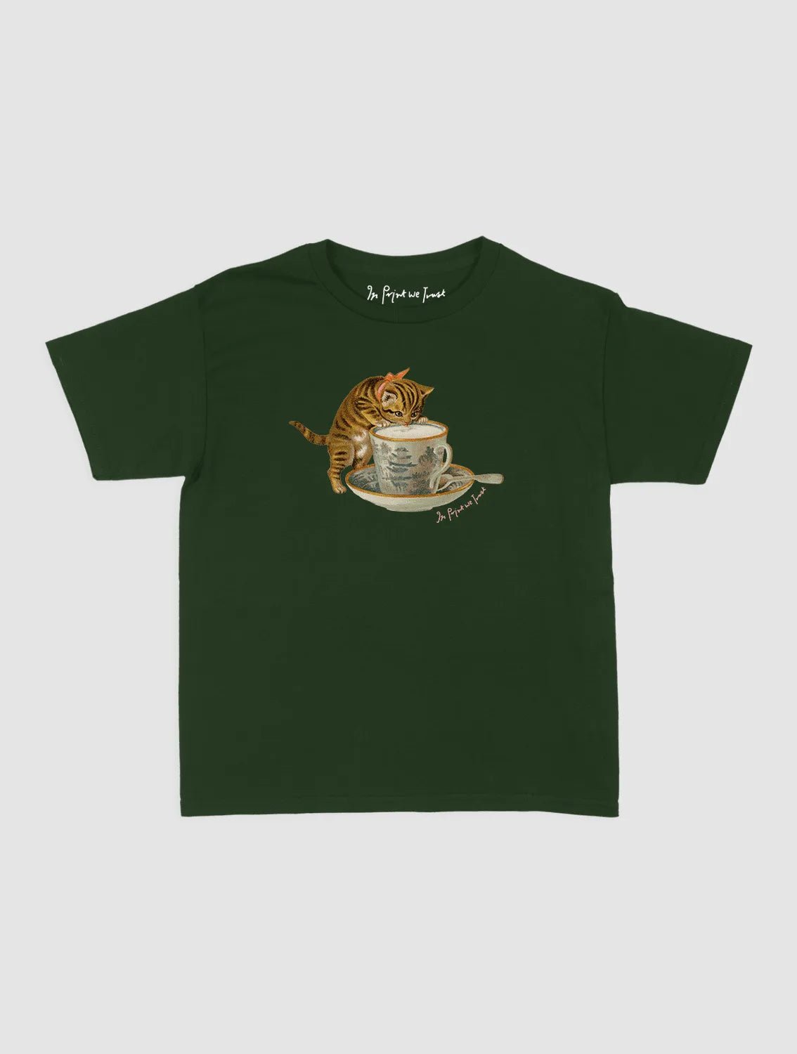 kitten baby tee - In Print We Trust
