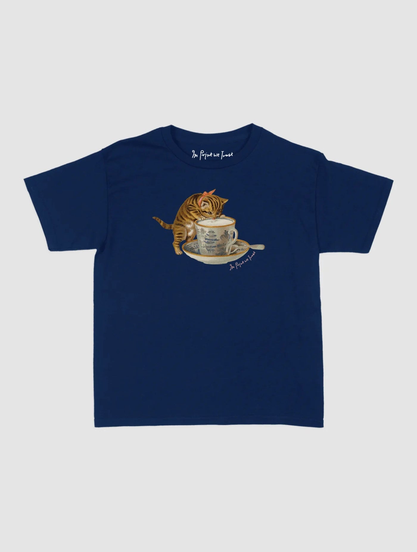 kitten baby tee - In Print We Trust