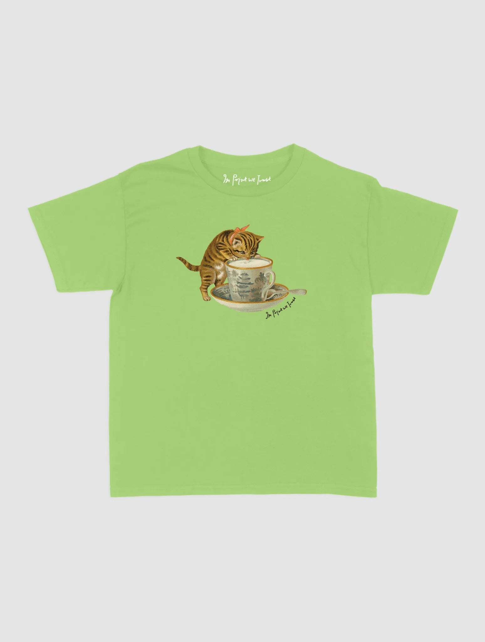 kitten baby tee - In Print We Trust