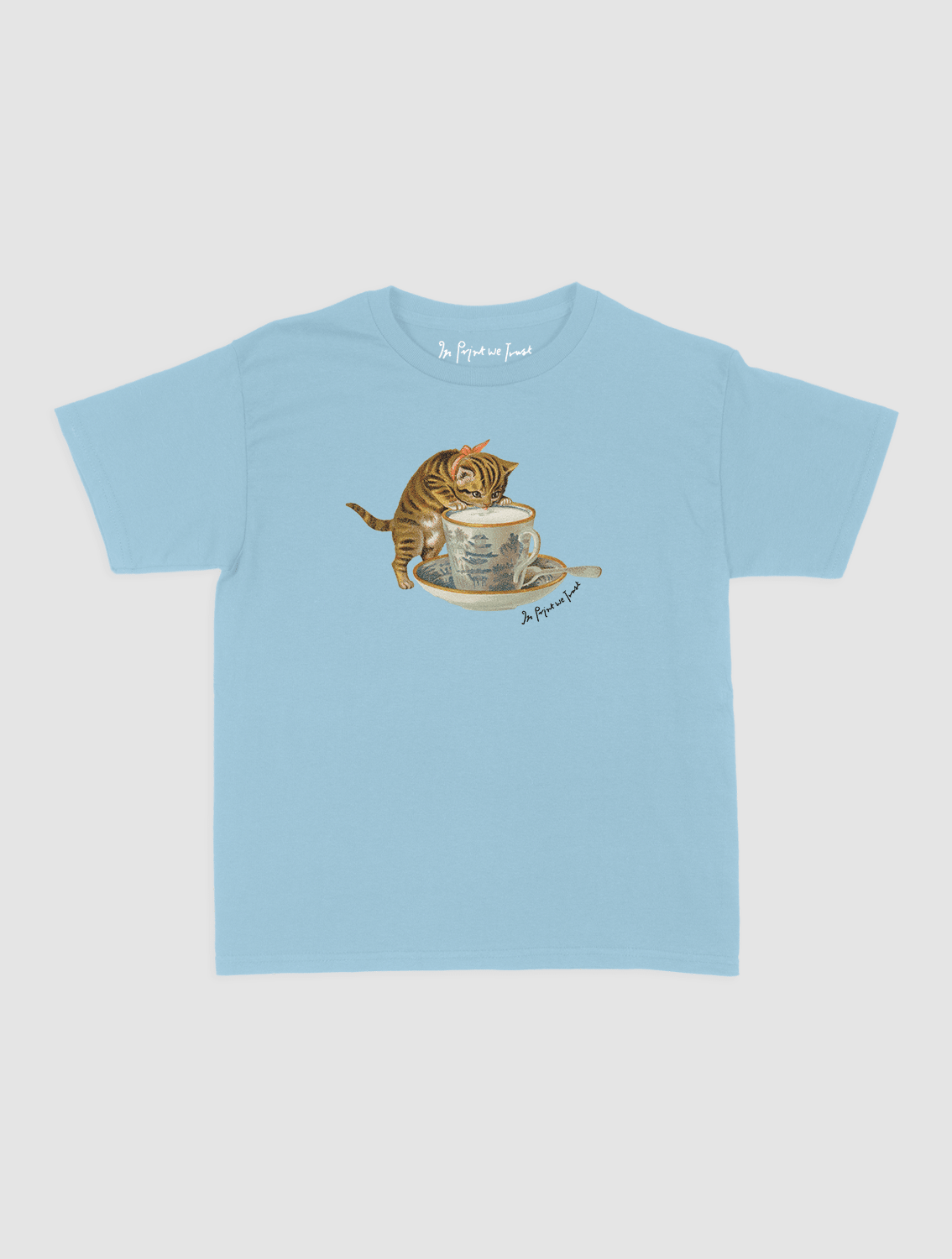 kitten baby tee - In Print We Trust