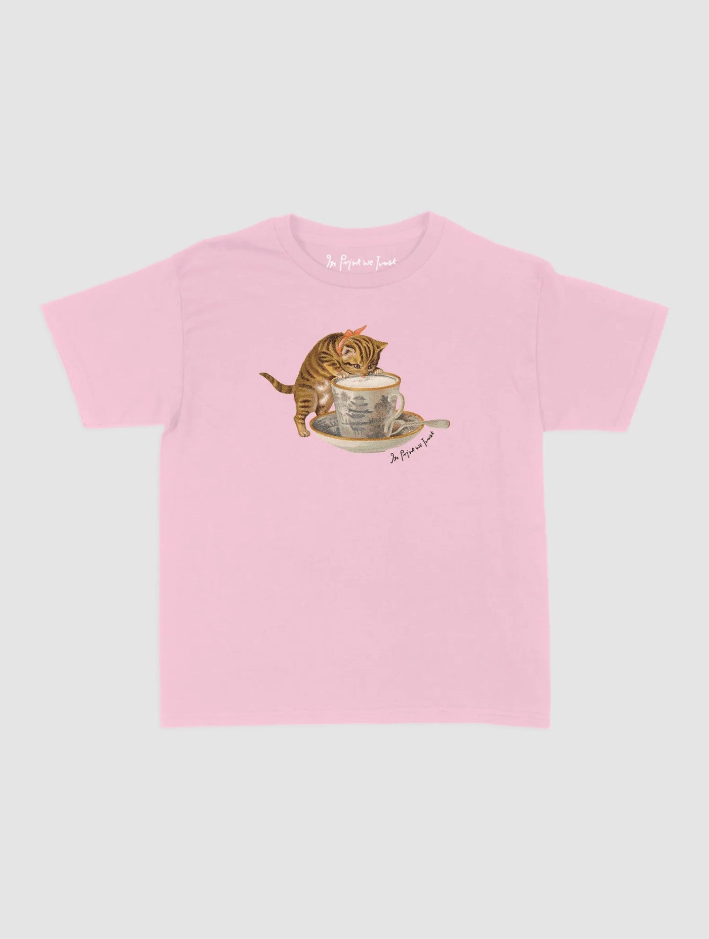 kitten baby tee - In Print We Trust
