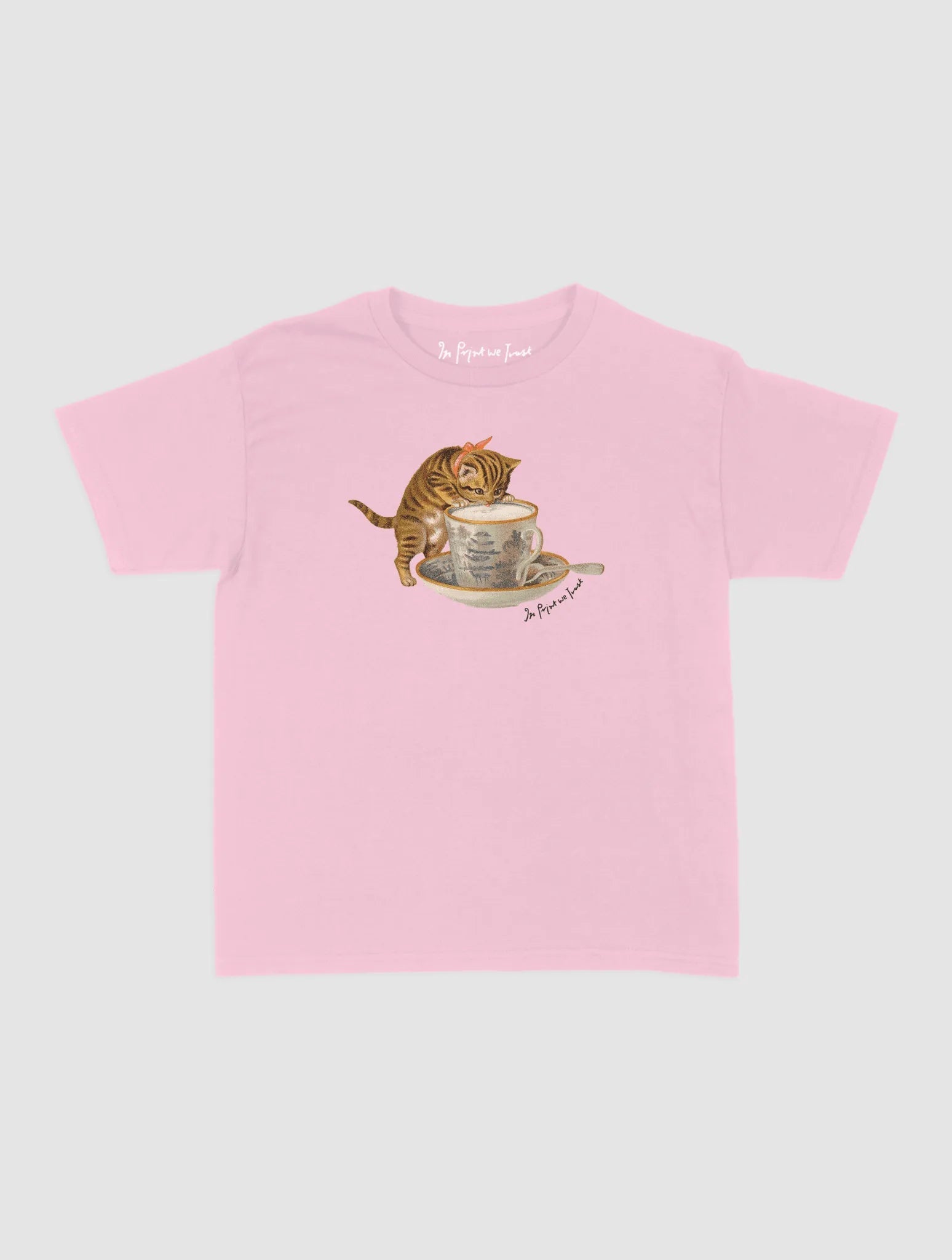 kitten baby tee - In Print We Trust