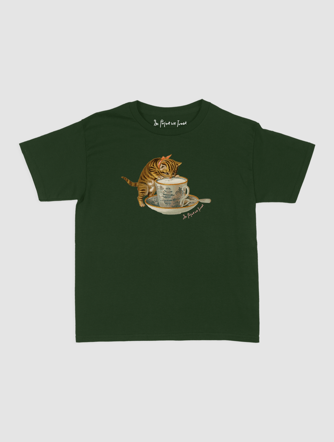 kitten baby tee - In Print We Trust