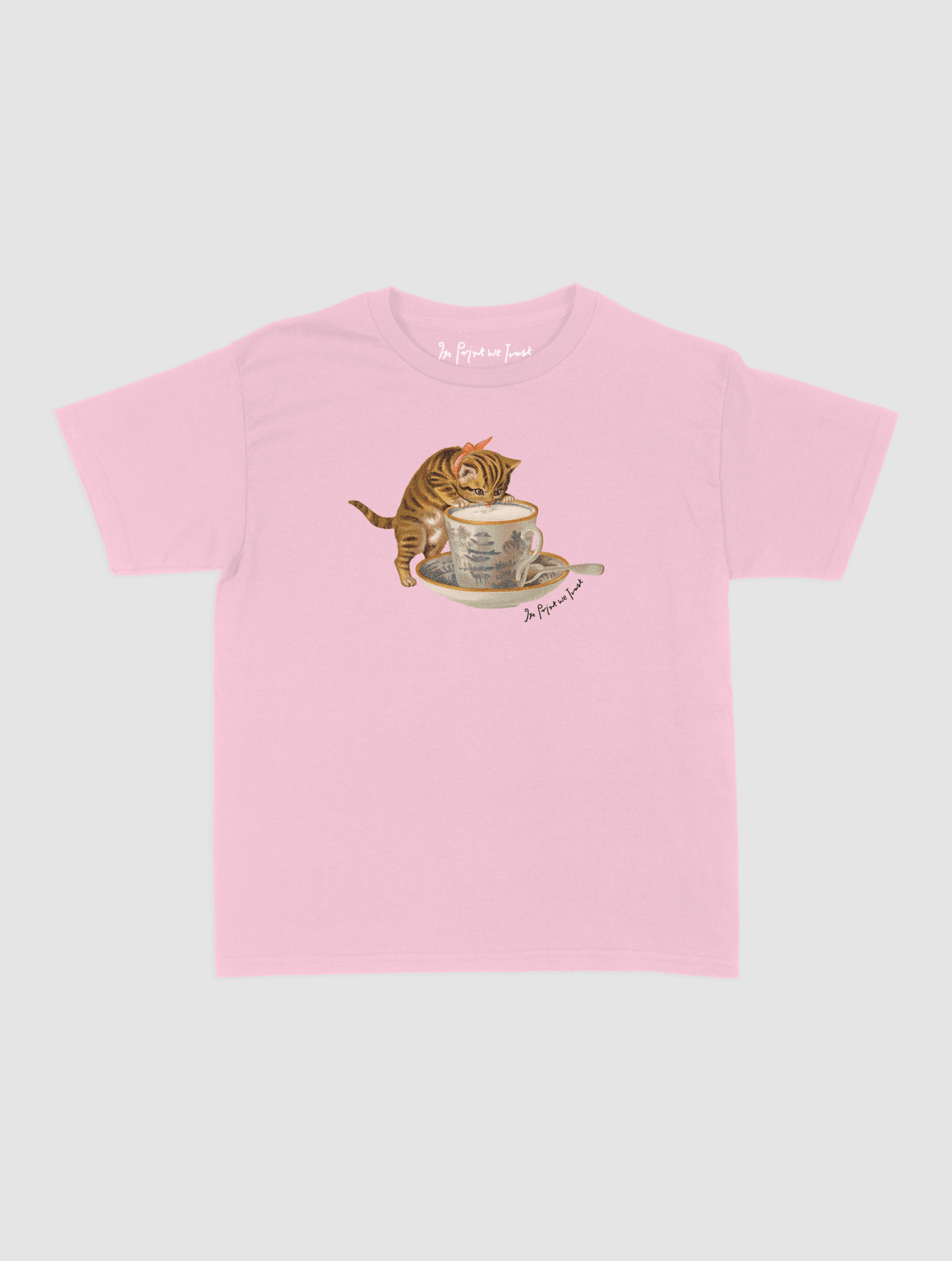 kitten baby tee - In Print We Trust