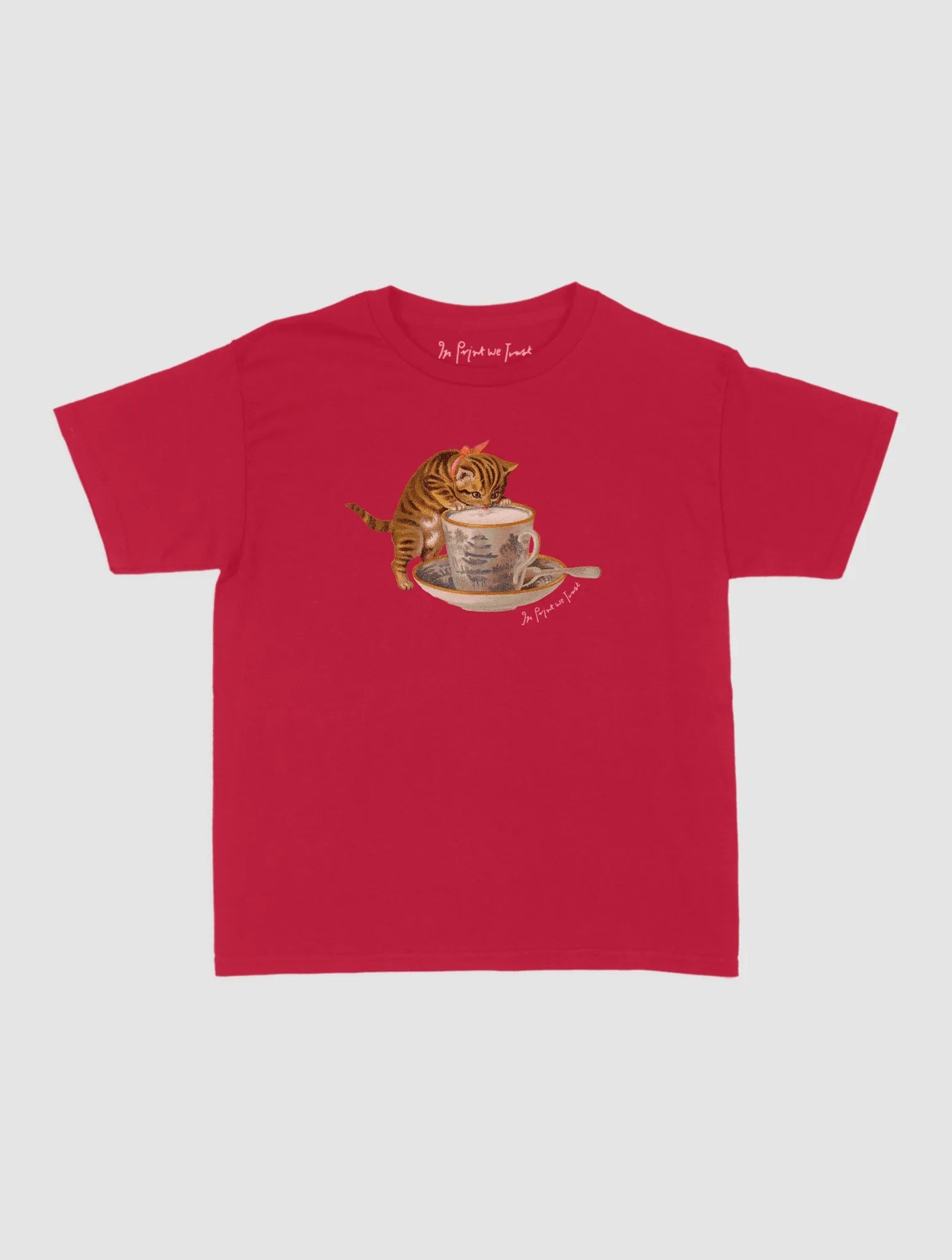 kitten baby tee - In Print We Trust