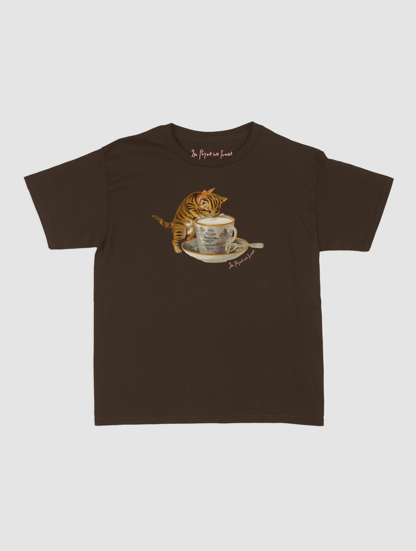 kitten baby tee - In Print We Trust