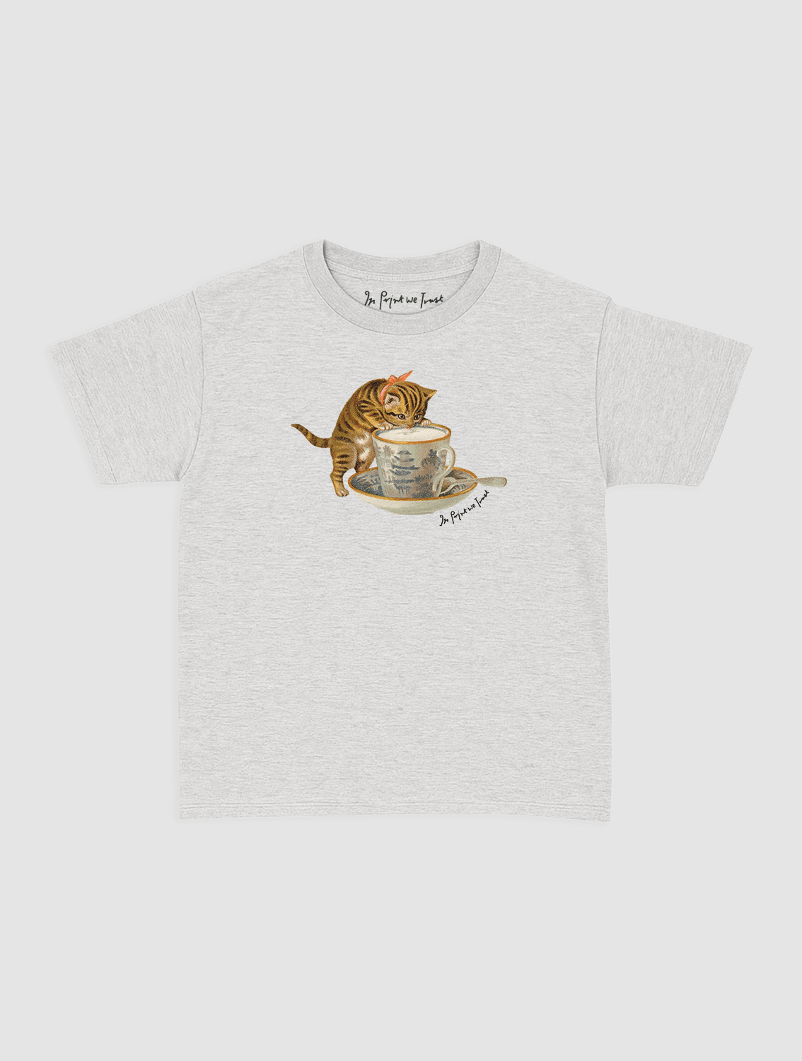 kitten baby tee - In Print We Trust