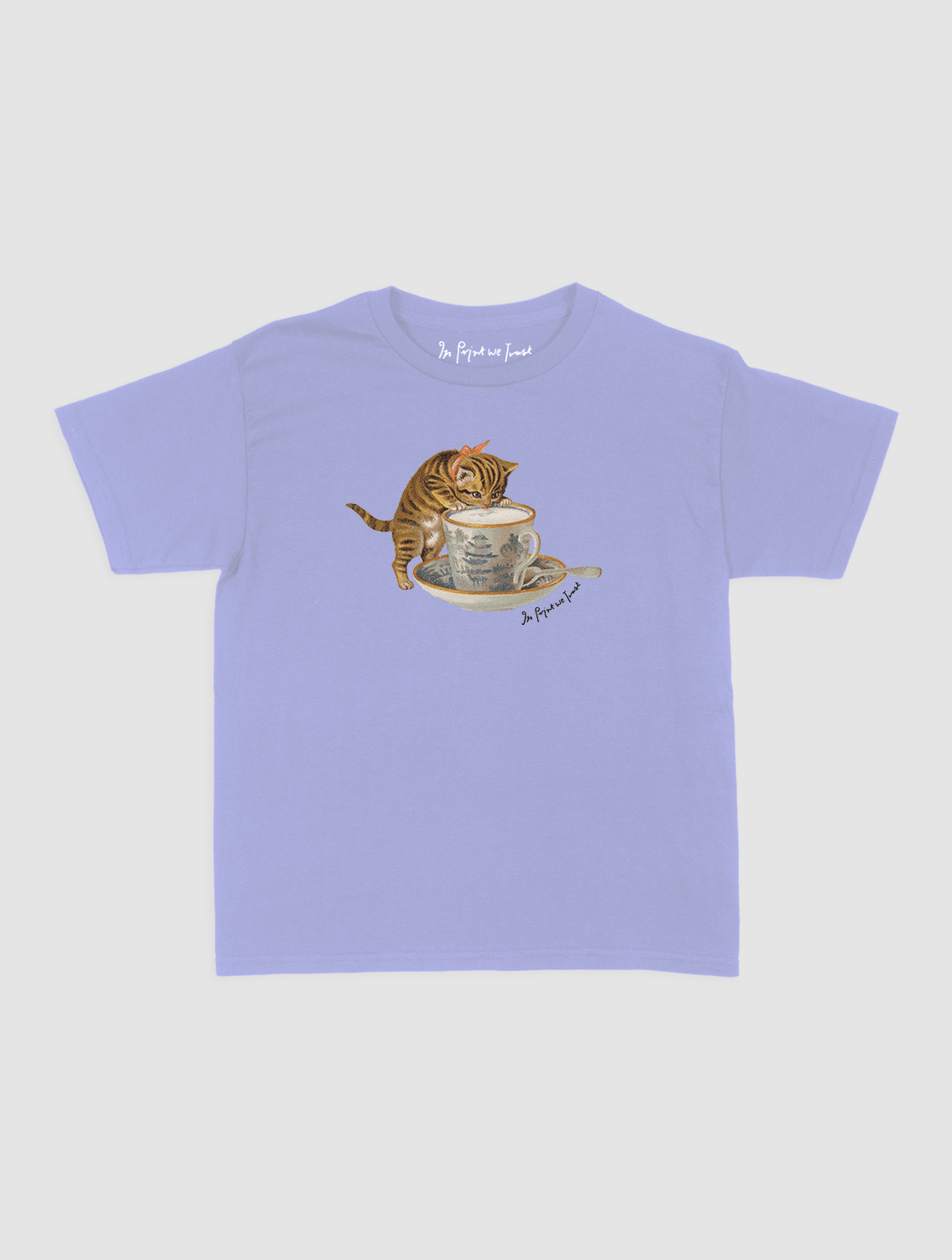 kitten baby tee - In Print We Trust