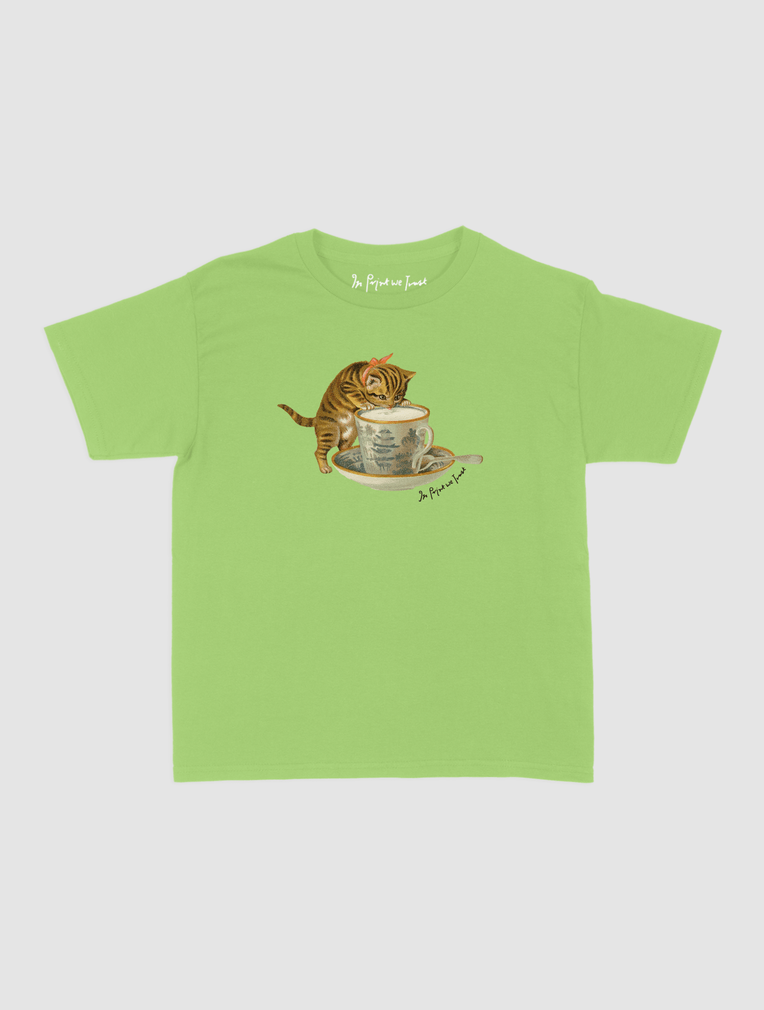 kitten baby tee - In Print We Trust