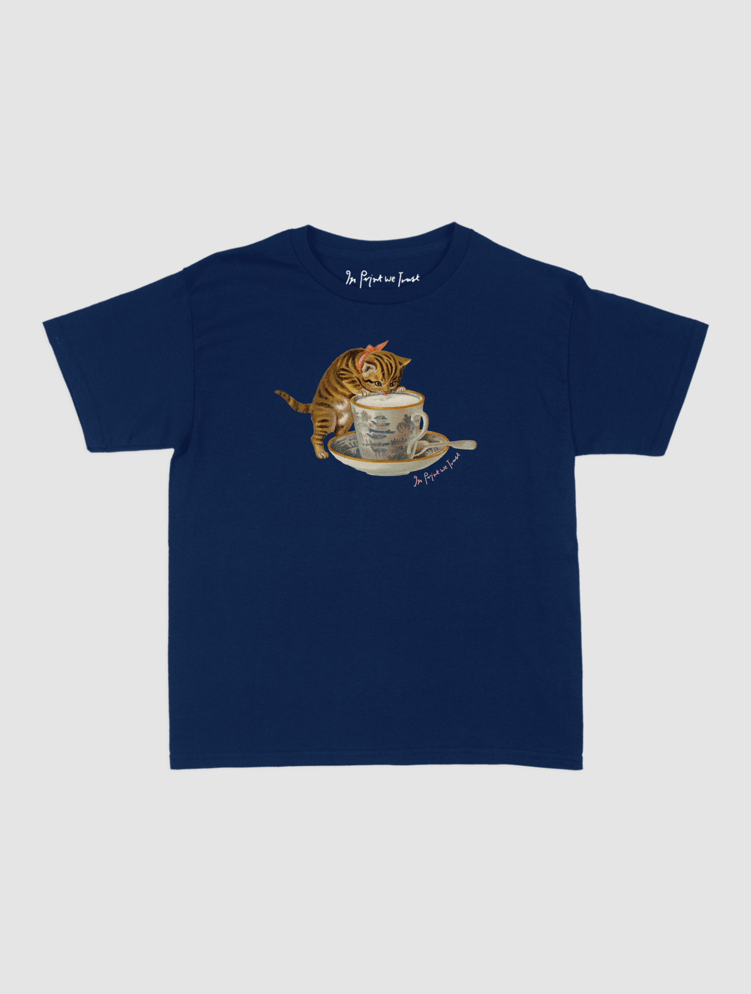 kitten baby tee - In Print We Trust