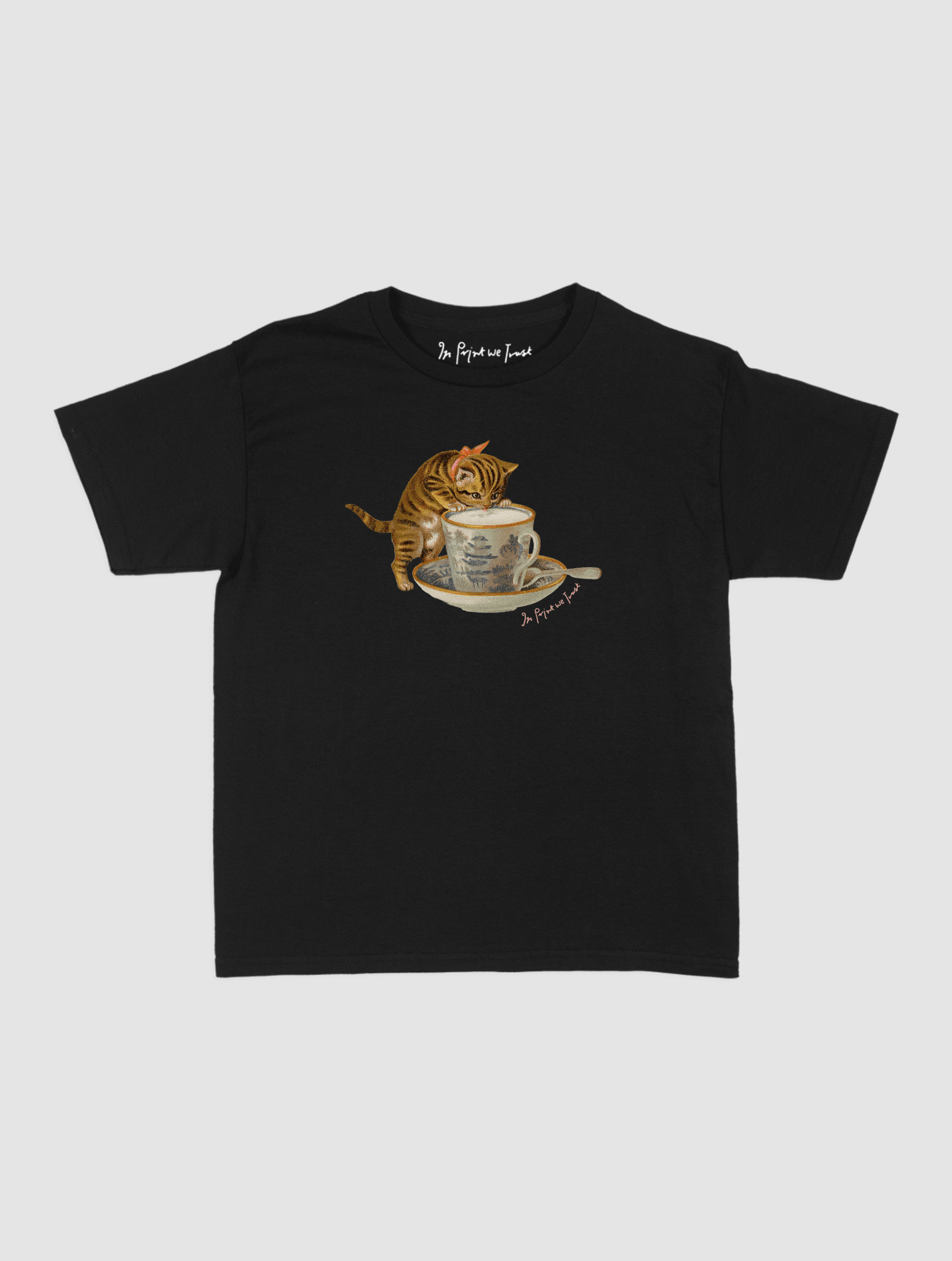 kitten baby tee - In Print We Trust