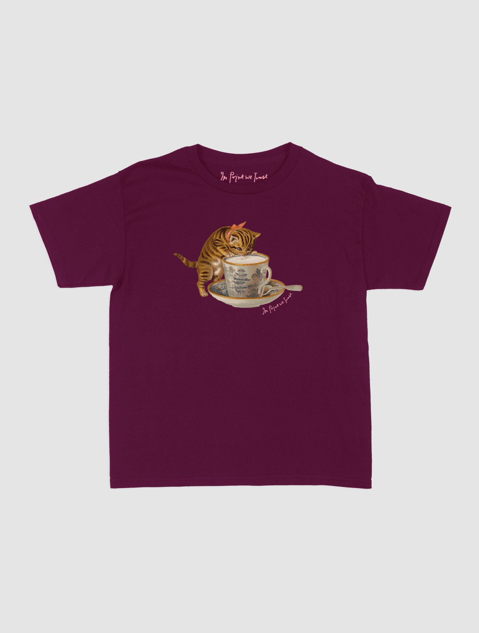 kitten baby tee - In Print We Trust