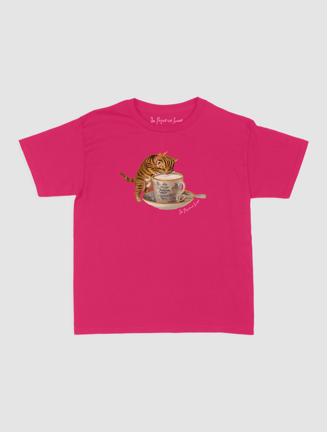 kitten baby tee - In Print We Trust