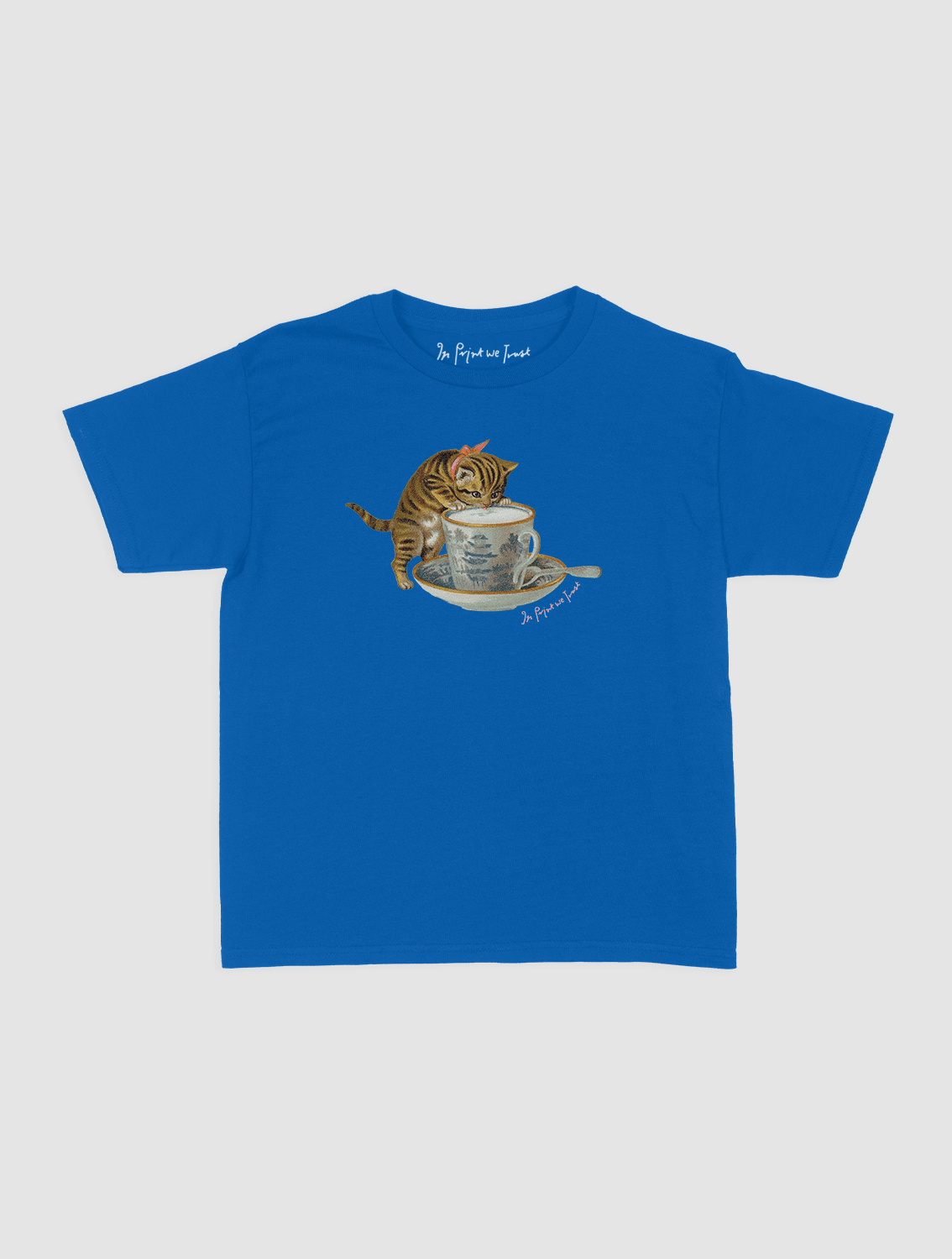 kitten baby tee - In Print We Trust