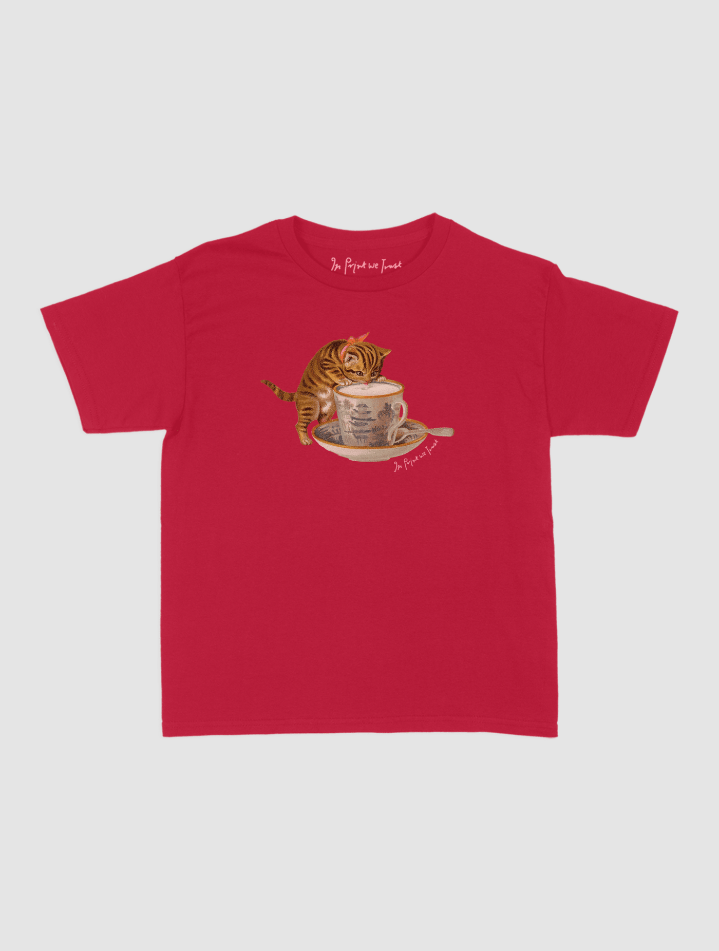 kitten baby tee - In Print We Trust