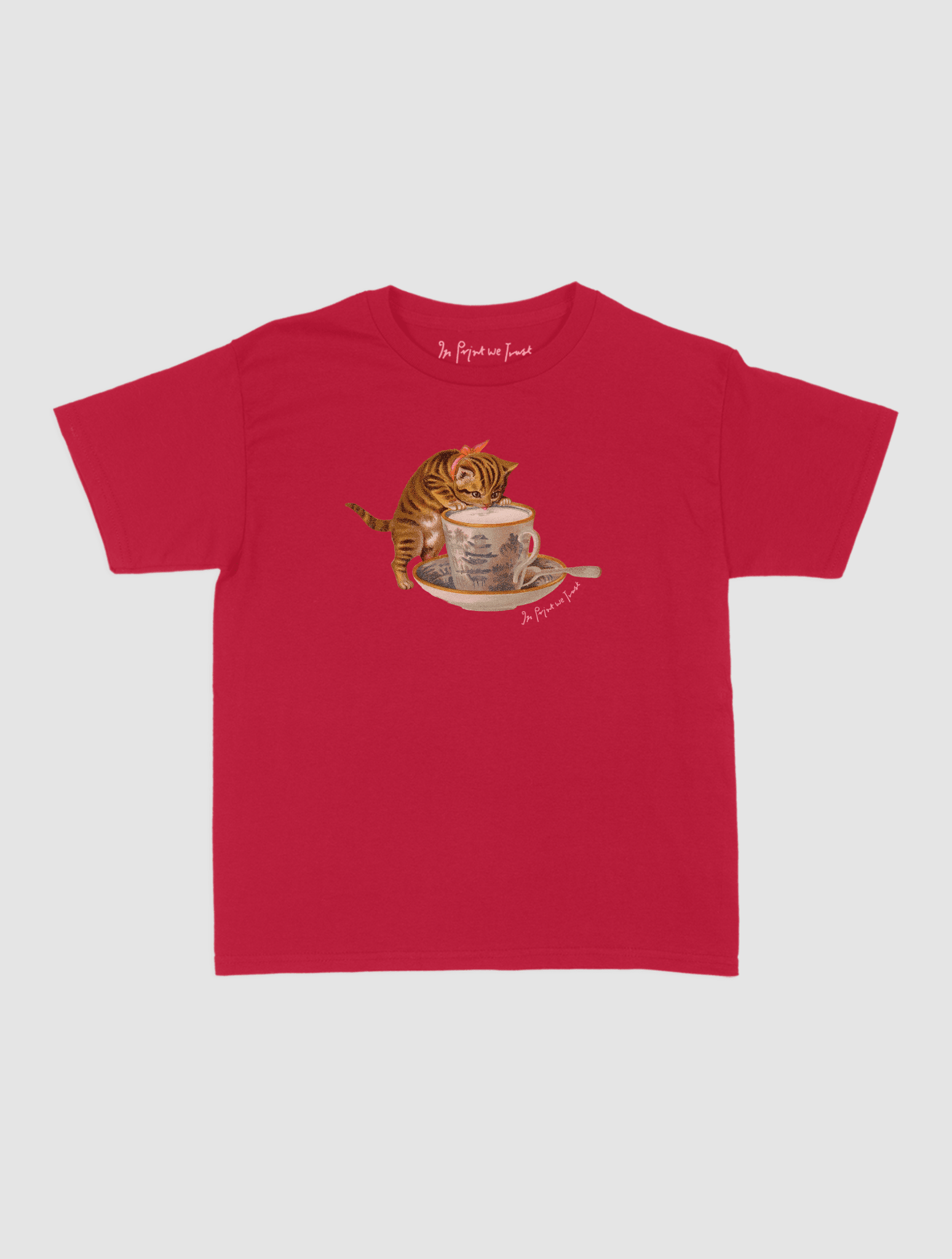kitten baby tee - In Print We Trust
