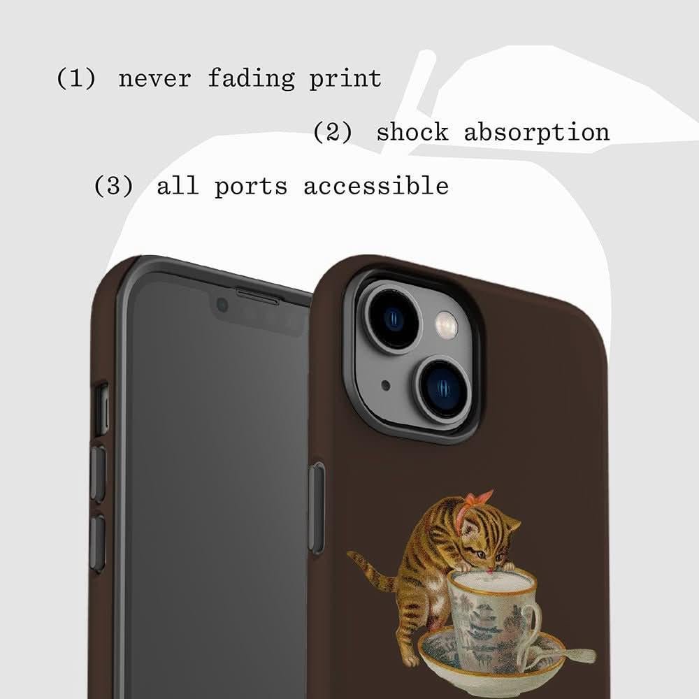 kitten tough iPhone case - In Print We Trust