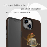 kitten tough iPhone case - In Print We Trust