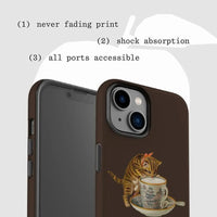 kitten tough iPhone case - In Print We Trust