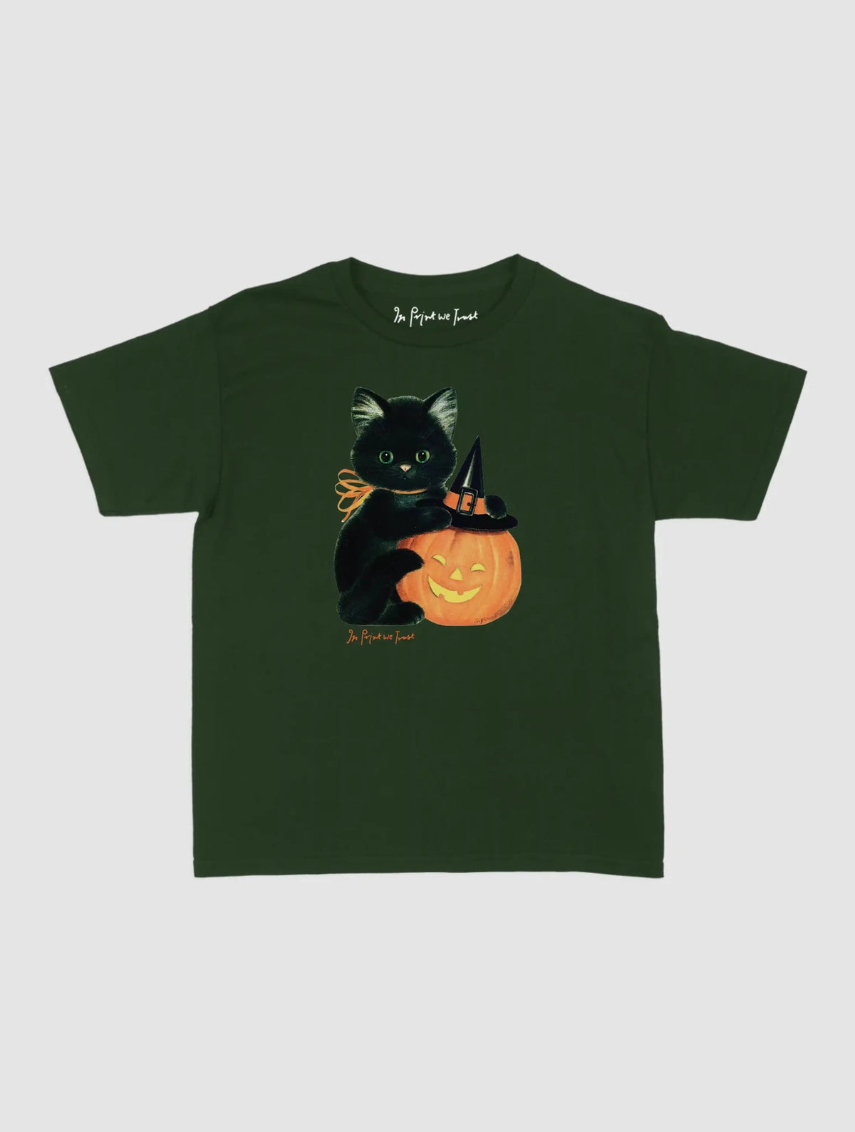 kitty baby tee - In Print We Trust